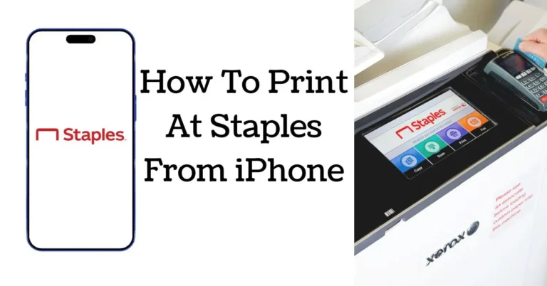 how to print at staples from iphone